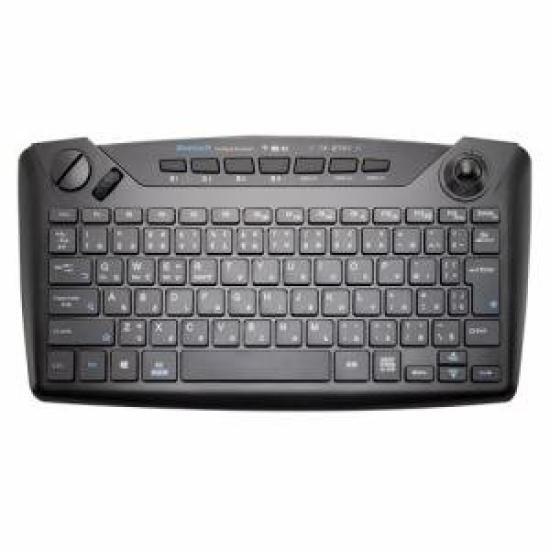 

MIYOSHI Bluetooth keyboard with trackball built-in YMTK-BT02/BK