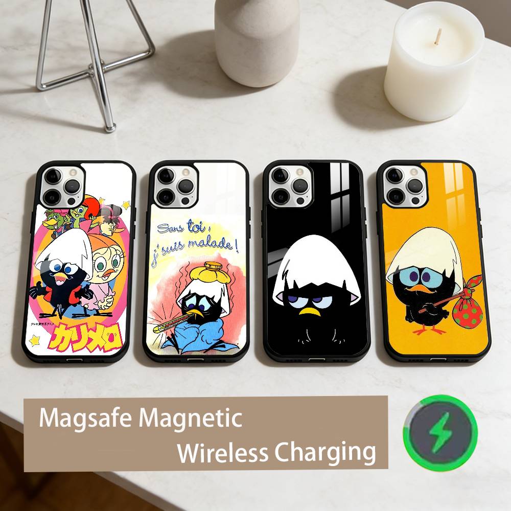 Cute C-Calimero Phone Case For iPhone17,16,15,14,13,12,11 Plus,Pro Max Magnetic For Magsafe Wireless Charging