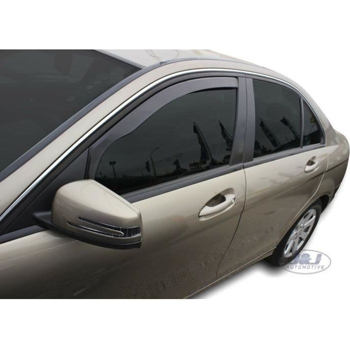 J&amp;J AUTOMOTIVE | Heko Deflecteurs d'air Déflecteurs de Vent Pour Mercedes C Classe W204 4-Porte 2007-2014