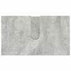 Bathroom Furniture Set Wall Mounted 3 Pcs Concrete Grey Particleboard