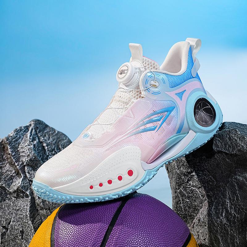 New High-quality Basketball Shoes for Men and Women, Breathable, Non-slip and Shock-absorbing, Professional Competition Training Shoes for Young Stude