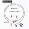 Halloween Horror Dark Wind Necklace Stud Earring Set Personality Trend Vampire Bloody Drip Oil Ring Accessories Female