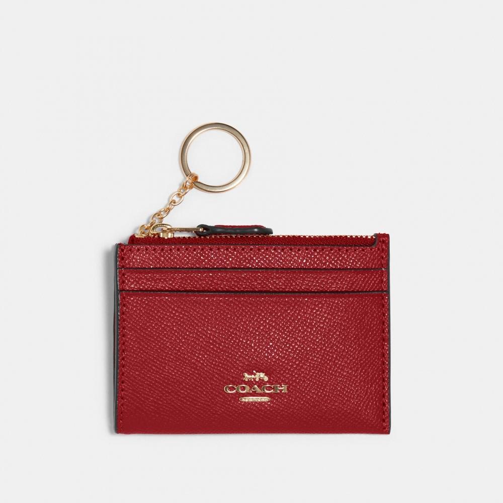 Coach Mini Skinny Id Case Gold Chalk