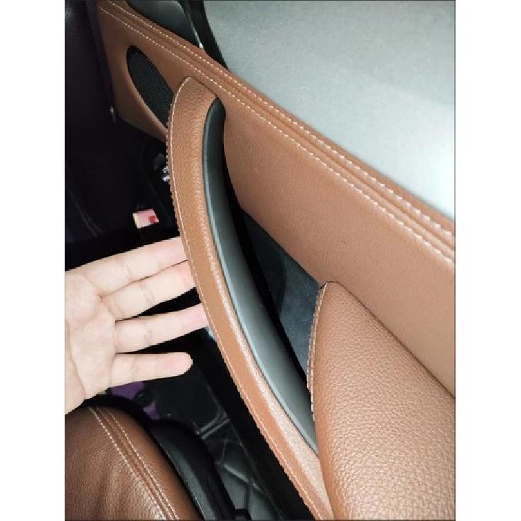 3PCS For 2007-2014 BMW X5 X6 E70 E71 Black Interior Door Handle Protective Cover