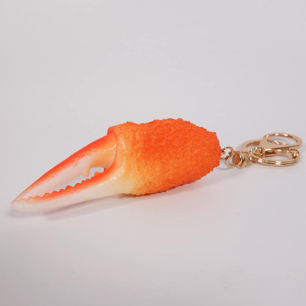 Food Sample Keychains Realistic Fried and Rolls Showa Retro Choice of Variations [Eesu cos] - Sushi, Food, - Style, Bag, Key, (Fried Crab)