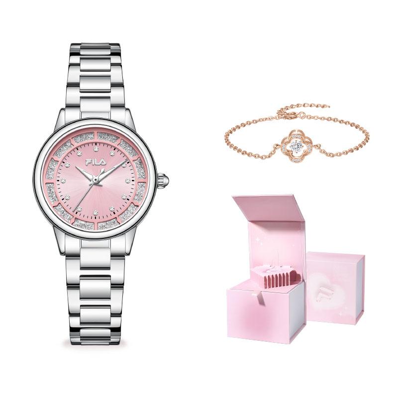 FILA Elegant Series Quartz Watch Pink Dial Women watches FLL38-6647