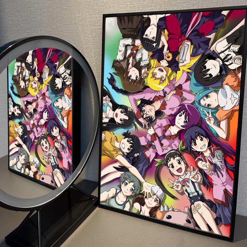 

Моногатари Классические Винтажные Постеры Винтажная Комната Домашний Бар Кафе Декор Скандинавский Домашний Декор 21cm×30cm NoFrame