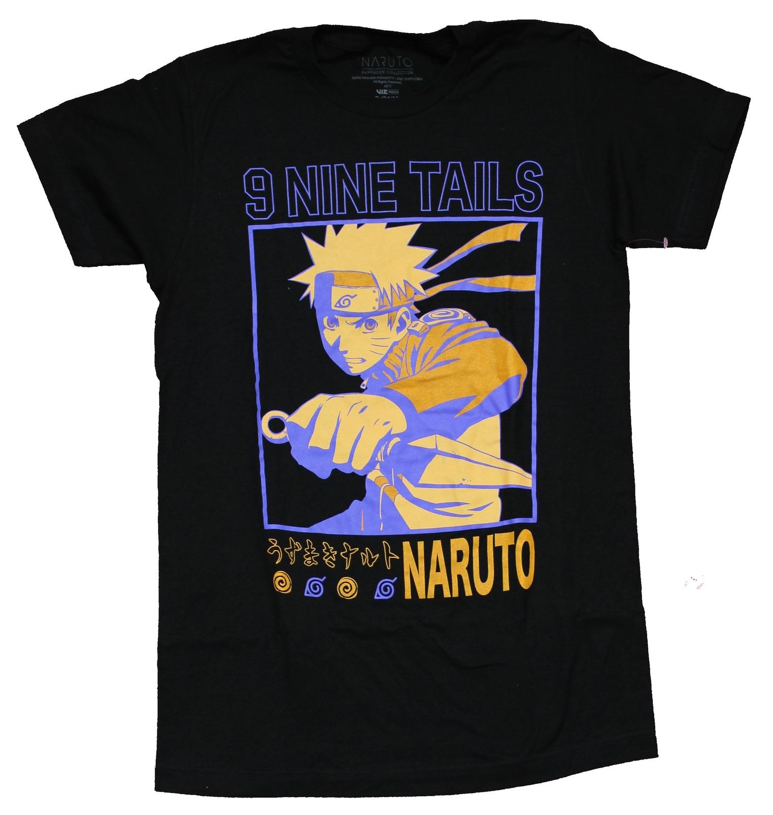 Naruto Shippuden Mens T-Shirt - Naruto Uzumaki Nine Tails XXXL