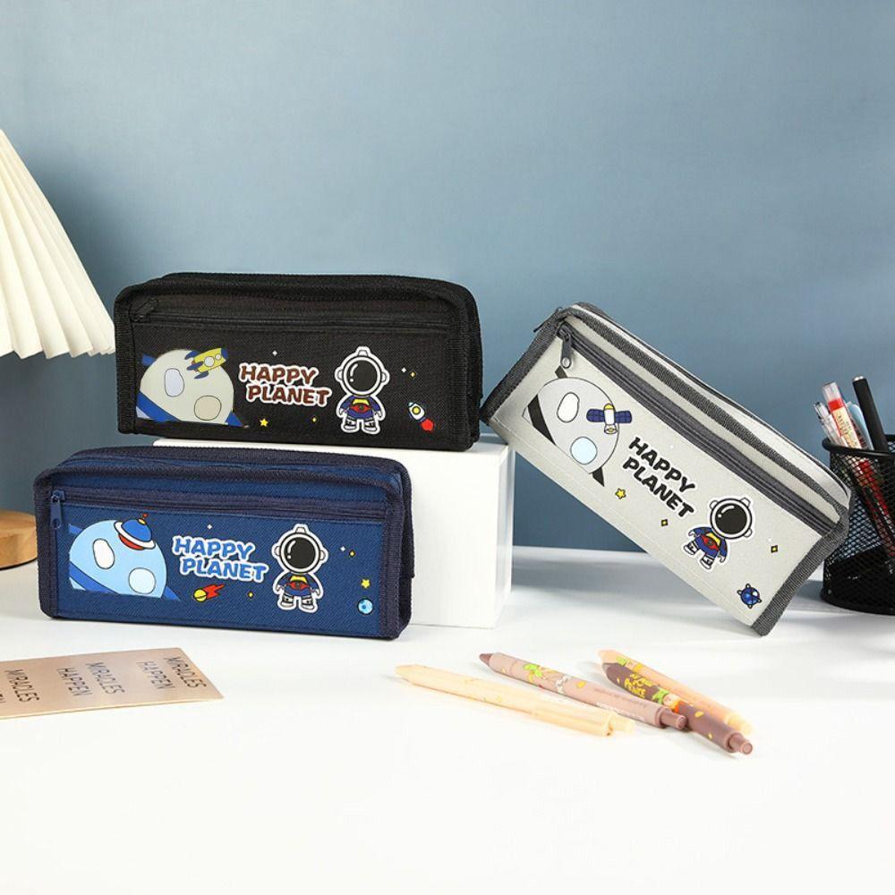 Pencil Case Holder Boys Stationery Bag Large Capacity Cartoon Pencil Pouch  Schools Supplies