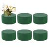6pcs DIY Round Floral Foam Bricks Flowers Mud Green Florist Styrofoam Blocks Wedding Birthday Flower Arrangement Materials
