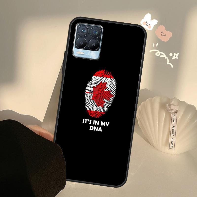 Canada Canadian Flag For Realme 8 9 Pro Plus GT Neo 2 GT Master 9i 8i Phone Case For OnePlus 9 10 Pro 9R Nord2