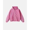 Mens Oversized Hooded Sweatshirt With Distressed Wash Print Heavyweight 400g Cotton Blend Zipper Front Casual Streetwear