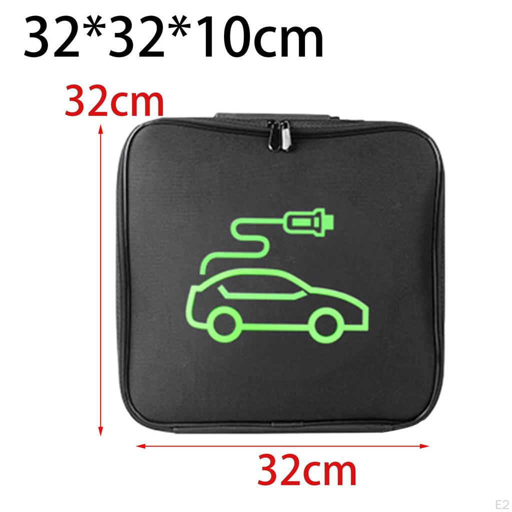 Jumper Cables Bag EV Bags Tools for Electric Vehicles Automobile Zipper