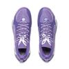 Li Ning DLO1 Ammortizzazione Antiscivolo Resistente all'Abrasione Grip Elastico Scarpe da Basket Basse da Uomo Viola Campanula ABPV009-8