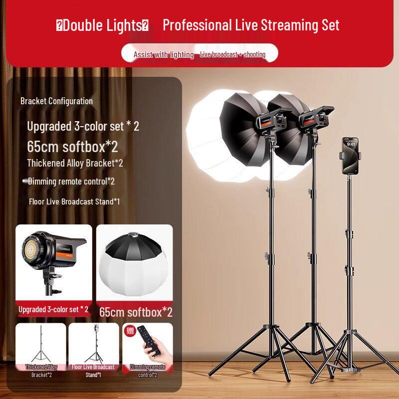 LED Beauty Sphere Fill Light for Streamers and Photographers