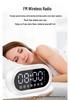 New Portable Bluetooth Speaker with Dual Alarm Clock and Card Slot, Heavy Bass for Home Use