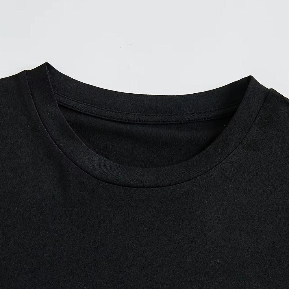 Vorrei che tu fossi qui T-shirt da uomo 100% cotone Casual Sportiva Ampia Oversize Girocollo Maniche corte Maglietta Top da uomo