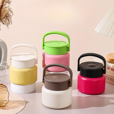 Nueva taza para guiso, olla para guiso de acero inoxidable 316, taza térmica portátil para trabajadores de oficina, olla para guiso de porridge de Tremella