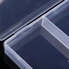 3 Slots Transparent Storage Box Simple Hairpin Jewelry Case Mini Boxes Packaging Case Pratical Plastic Storage Box