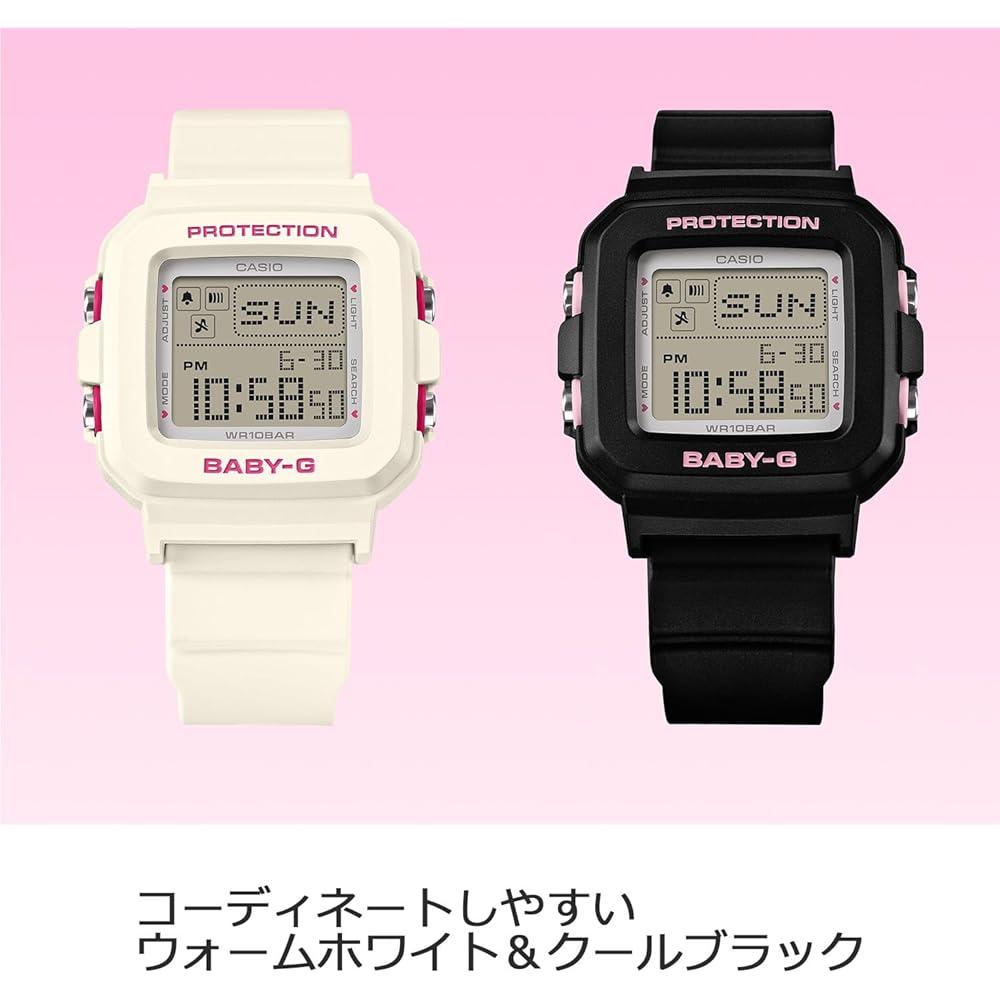 Casio Baby-G BGD-10KH-1JR Women's Black Watch Water Resistant Stylish Design
