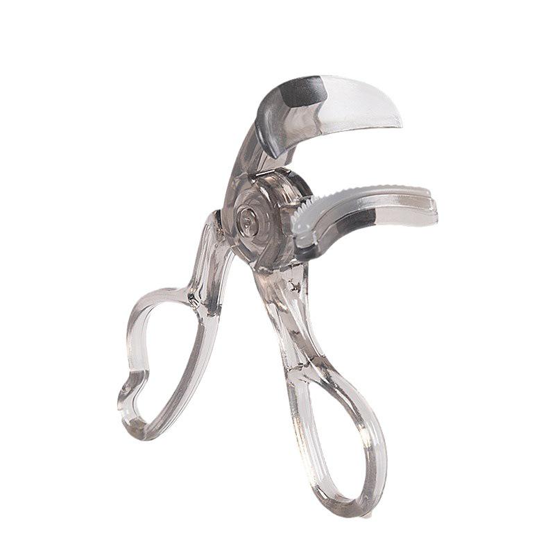 Beginner Frameless Curled Tooth Comb Eyelash Curler - Portable Sunflower-Shaped Wide Angle Lash Tool