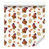 Turkey Wallpaper In White, Cream, Beige and Orange for Living Room and Bedroom 50x1000