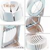2 In 1 Multifunctional Home Tool Stainless Steel Cutter Chopper Peeler Egg Slicer Kitchen