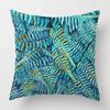 Nordic Fall Home Decor Autumn Throw Pillow Case Sofa Cushion Cover Modernplant Green Leaf