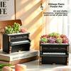 Decorative Piano Planter Retro Style Succulent Pot Piano Flower Pot  Desktop Decoration