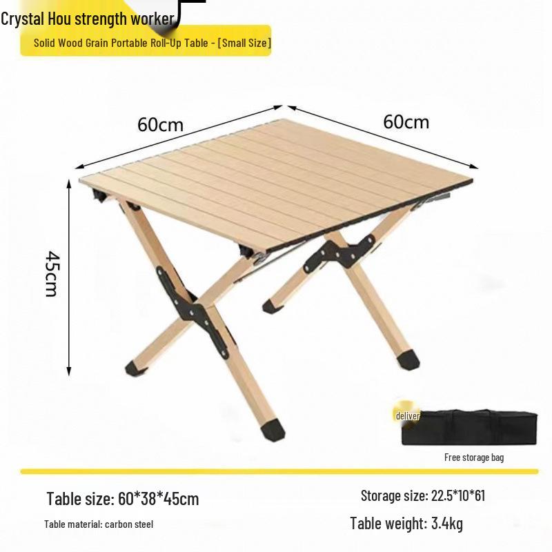 Tragbares Outdoor-Klapp-Campingtisch- und Stuhlset