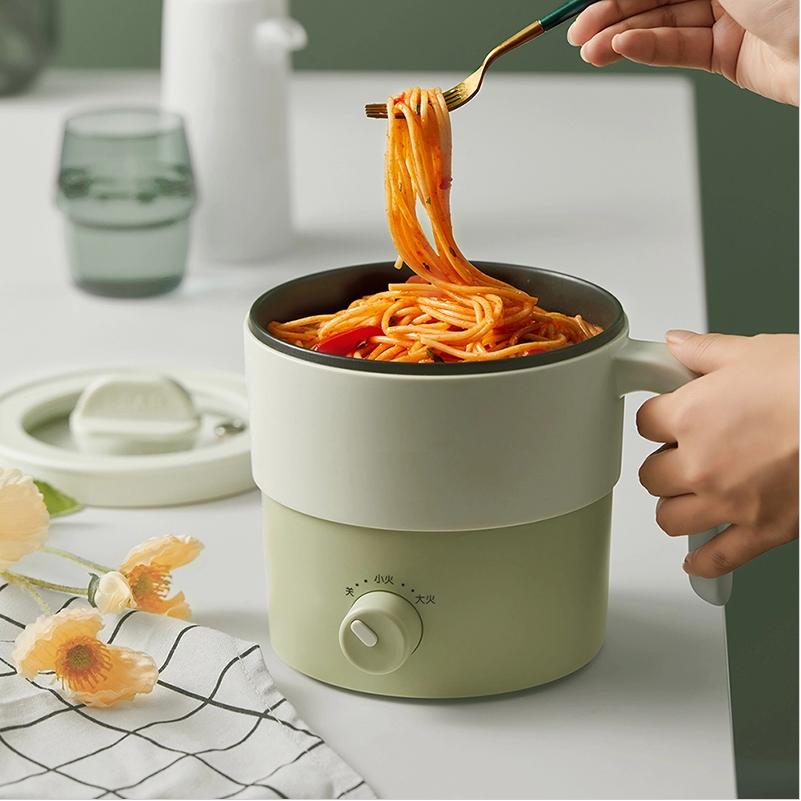 220V 1L Mini Fierbător Electric de Orez Antiaderent Mașină de Gătit Alimente Electric Casnic Oală Fierbinte Electrică Portabilă Mașină de Făcut Oală Fierbinte