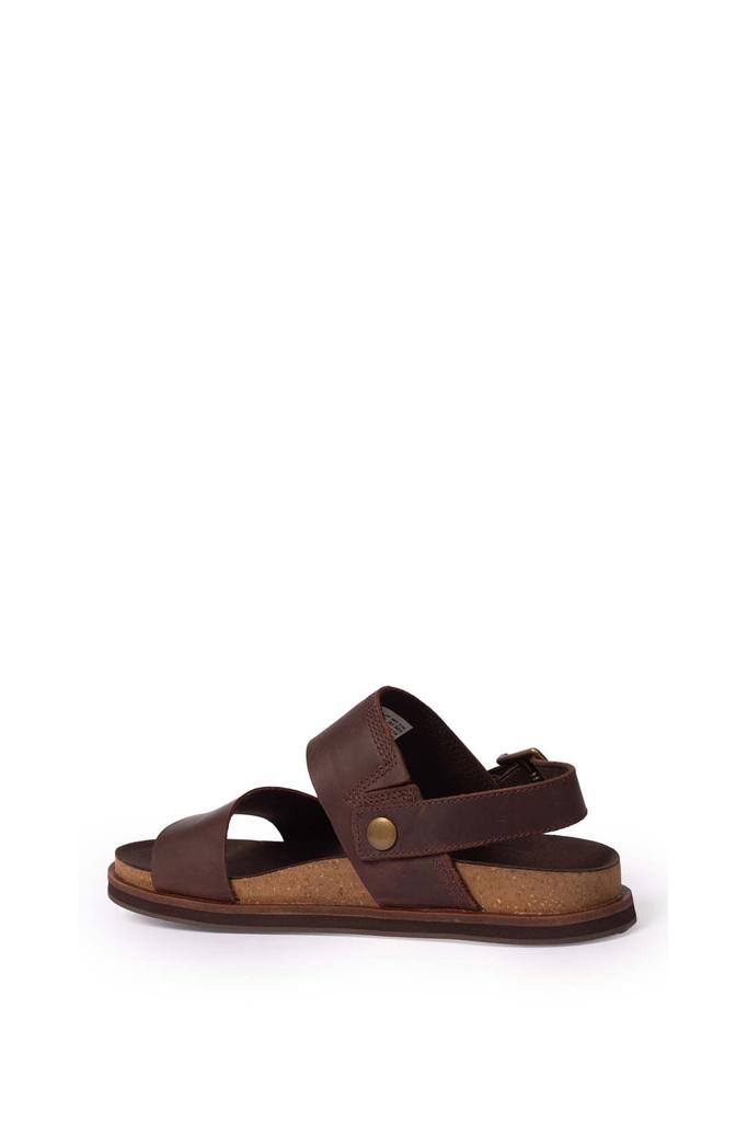 Timberland Amalfi Vibes 2 Band Sandals Eco-friendly Leather Brown