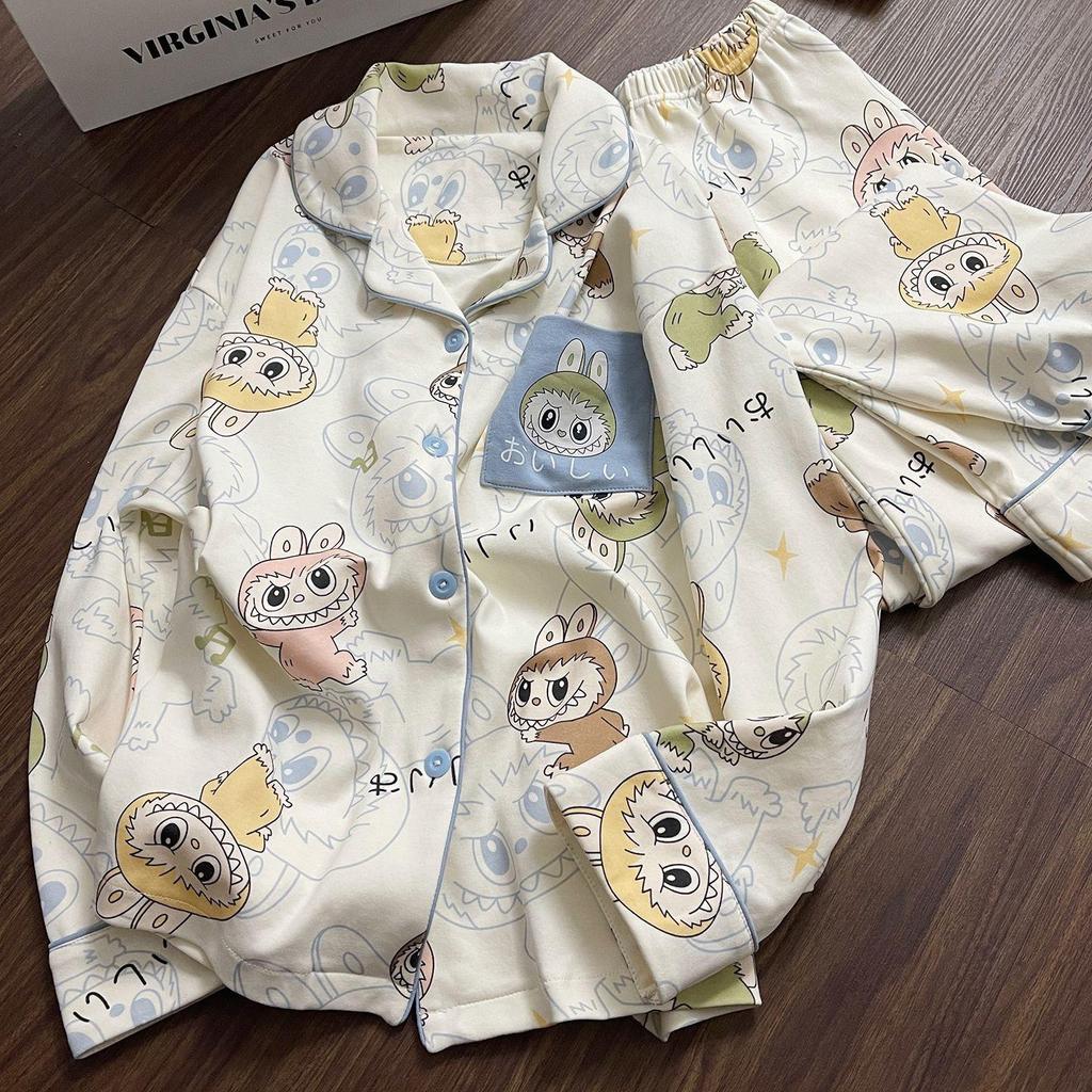 Comfortable Boys' Long Sleeve Pajama Set for Spring, Autumn, and Winter
