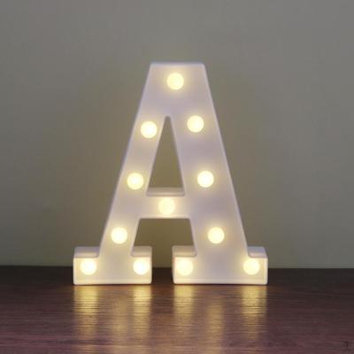 Alphabet Letter Lights Plastic Letters Standing Hanging Sign DIY Decor