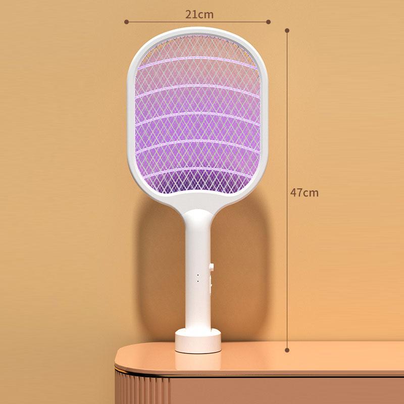 Электрическая мухобойка 3000В 2-в-1 Перезаряжаемая мухобойка Бытовая многофункциональная автоматическая мухобойка