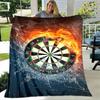 Sports dart target printing blanket warming Warm Pretty Flannel Soft Comfortable Home Travel Blanket