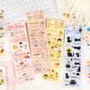Cat daily cute cat English pattern waterproof tent material DIY card decoration sticker