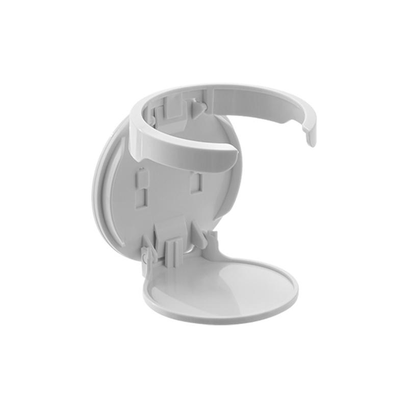Durable Wall-Mounted Round Cup Holder Foldable Self-Adhesive Drink Holder Multipurpose Space-Saving Wall Bottle Rack