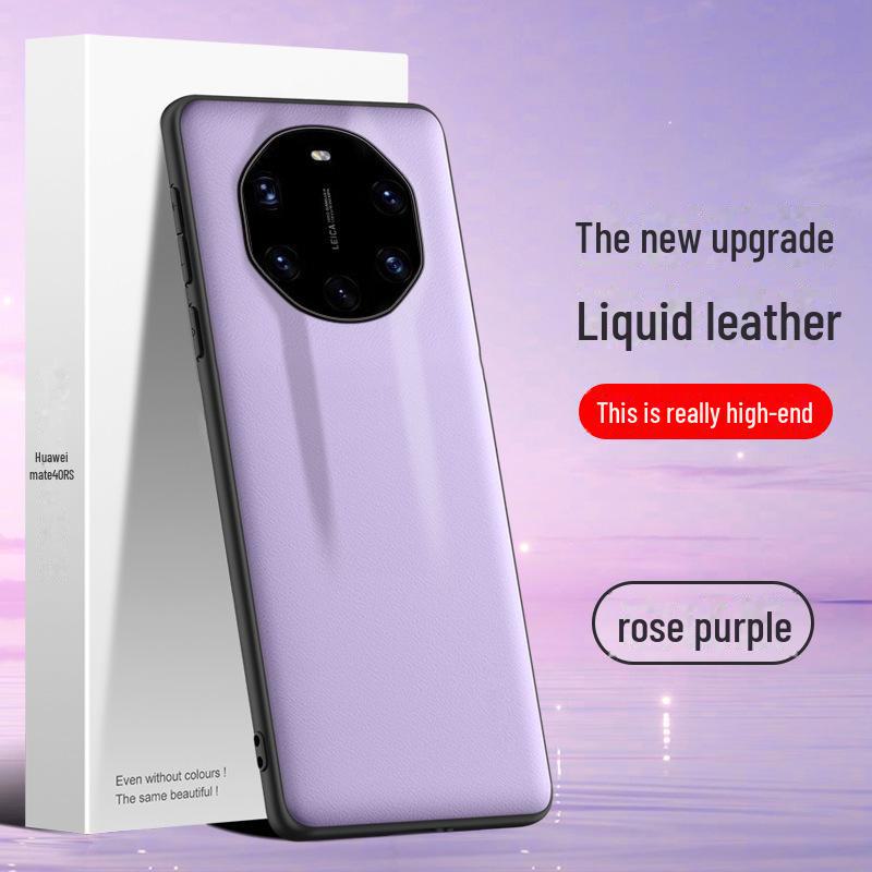 Liquid Leather Anti-Fall Protective Case for Huawei Mate40RS