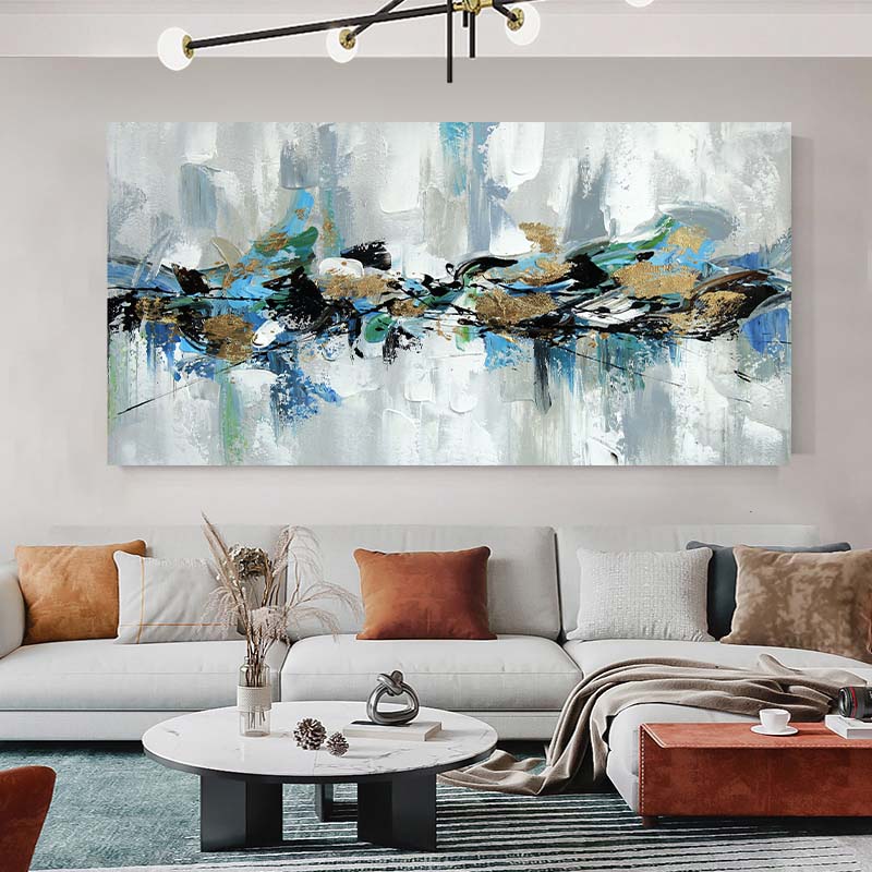 Colorful Abstract Oil Painting On Canvas Prints Wall Decor Art Pictures for Living Room Modern Home Decoration