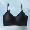 Women's Summer Thin New Style No Trace of Thin Shoulder Belt Beauty Back Small Chest Gathered Underwear