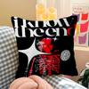 Phoebe Bridgers Music Album Stitch Lucky Dragon Pillow Cover Sofa Cushion Cover Home Room Decoration Children Gift