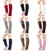 Thickened Fleece Leg Warmers Knee High Knitted Leg Coverings Socks Winter Leg Warmers  Women