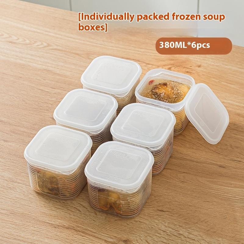 Food Storage Container Vegetable Fruit Fresh-keeping Box With Lid For Refrigerator Kitchen Spice Seasoning Storage Jar