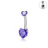 Heart Belly Piercing Internal Thread Body Jewelry Sexy Navel Rings  Girl
