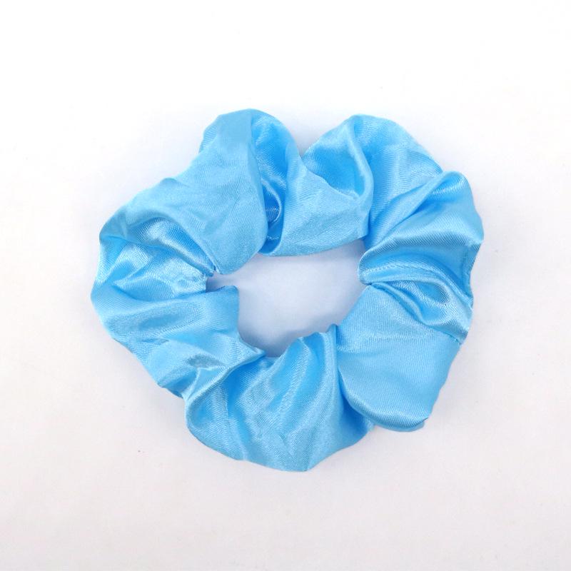 Vintage French Satin Silk Hair Tie - Retro Versatile Accessory