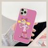 Hey Arnold Helga Bonito Phone Case For IPhone 14 11 12 13 Mini Pro Xs Max 8 7 6 6S Plus X XR Solid Candy Color Case