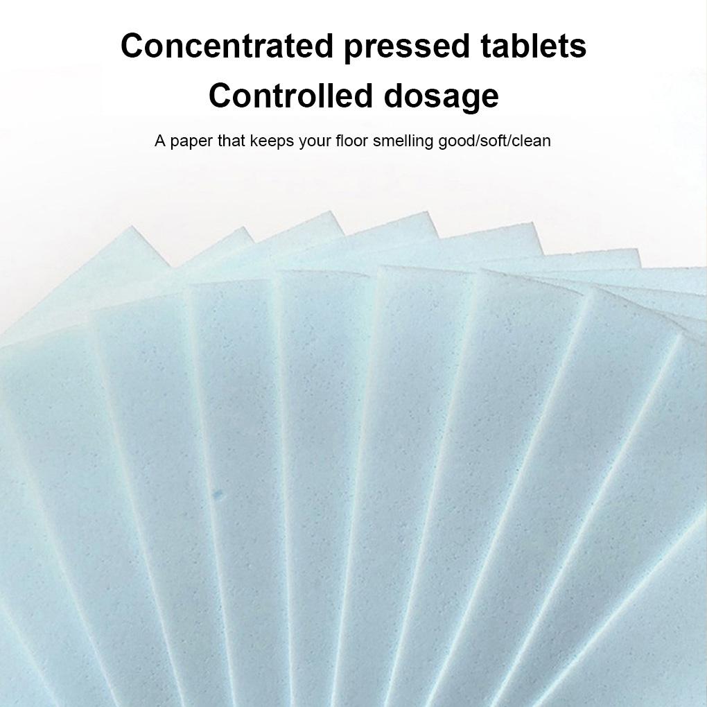 30 Pieces/Bag Floor Cleaning Sheet Portable Indoor Bathroom Dining Room Ceramic Tile Furniture Mopping Washing Sheets