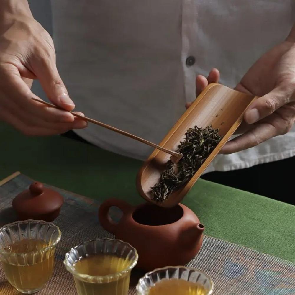 Chinese Style Kung Fu Tea Set Handmade Chahe Cha Ze Tea Needle  Tea Accessories