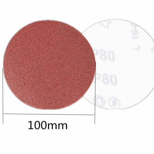 Pack of 60 100mm Sanding Discs, Water-Resistant Sanding Paper, Round, for Sanding Metal, Wood, and Metal Surfaces, Mixed Grit Abrasive Paper, 320, 600